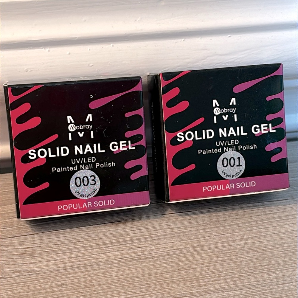 NEW Mobray Solid Nail Gel UV/LED Polish